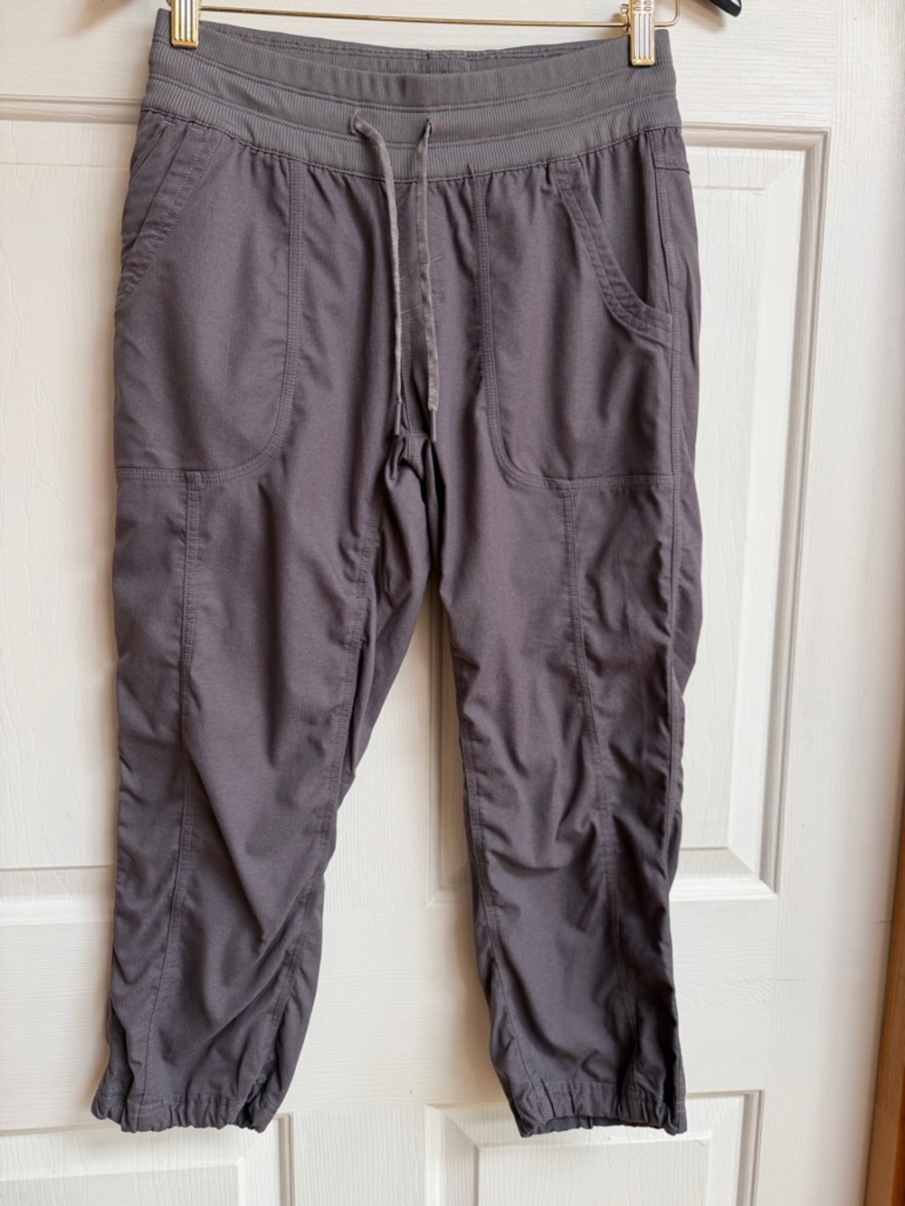 The North Face Gray Drawstring Capris